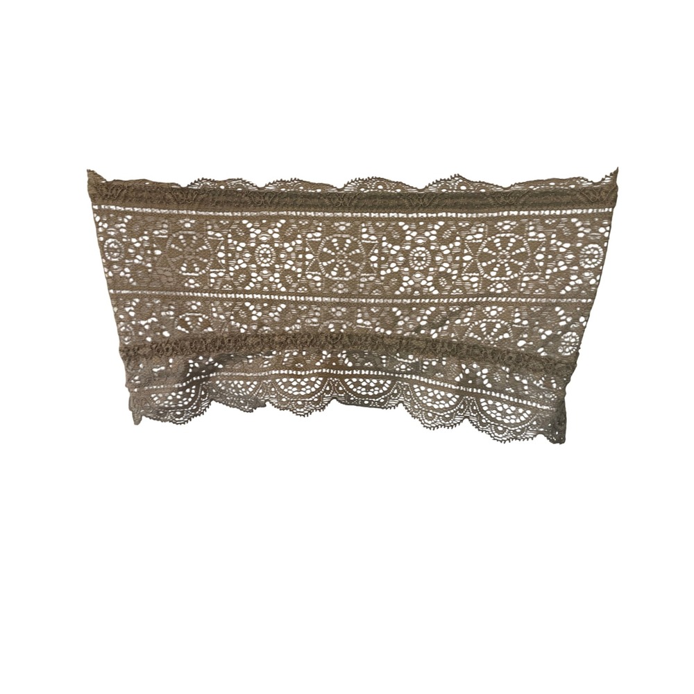 Y2K Coquette Fairy Lace Layering Strapless Bralette Bandeau Small Festival - Picture 2 of 6
